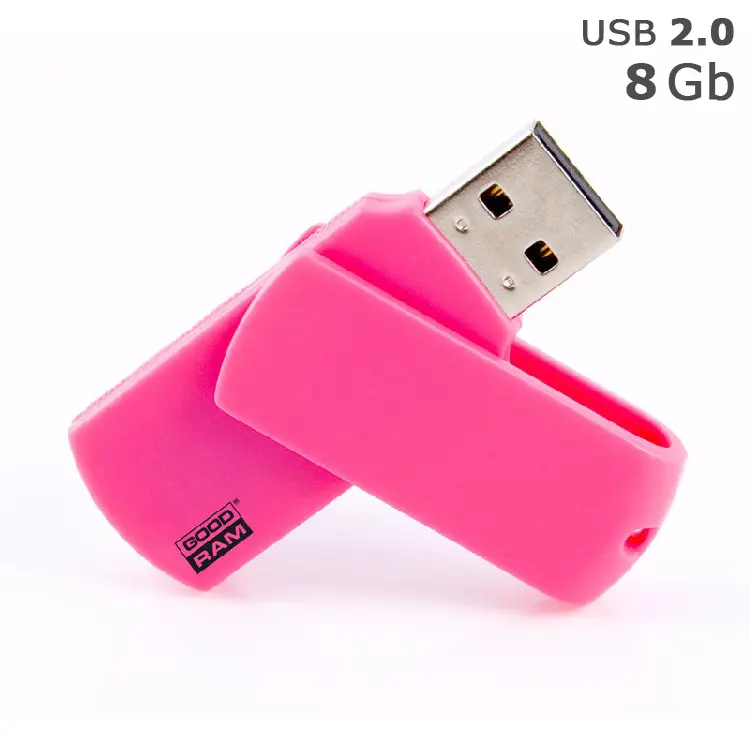 Флешка 'GoodRAM' 'COLOUR' 8 Gb USB 2.0 рожева Розовый 4512-01