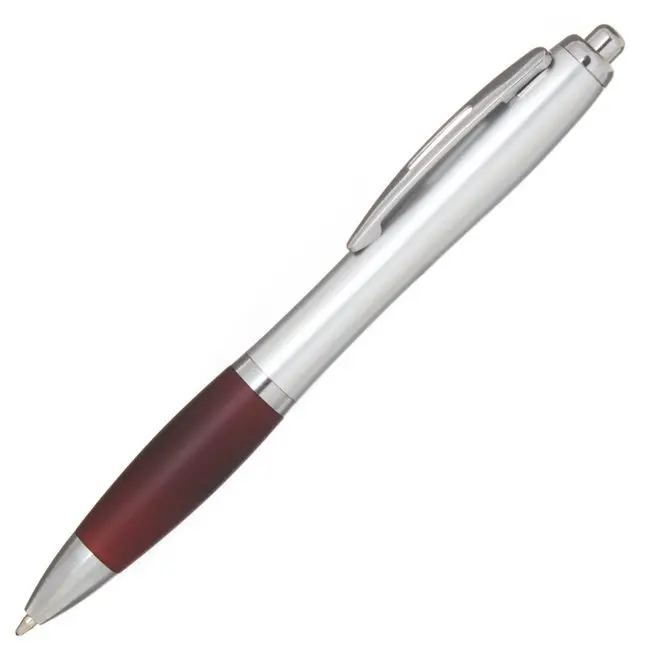 Ручка пластиковая Серебристый Красный 4588-05