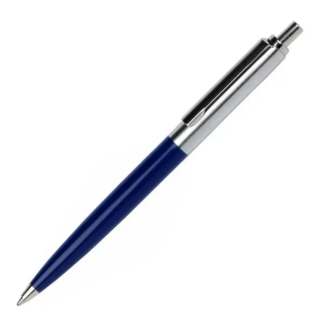 Ручка 'Knight' металева Серебристый Синий 1006-02