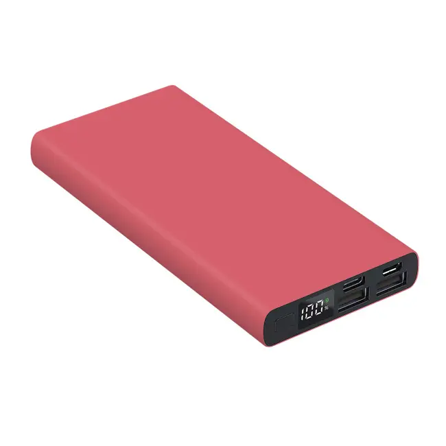 Универсальная мобильная батарея Powerbank 'Model A' matt 10000 mAh Черный Розовый 5482-78