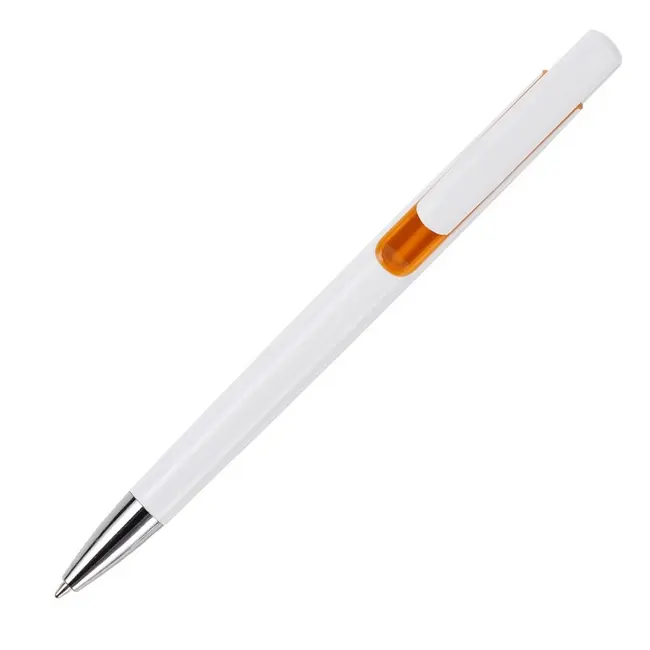 Ручка пластиковая Оранжевый Белый Серебристый 1436-05