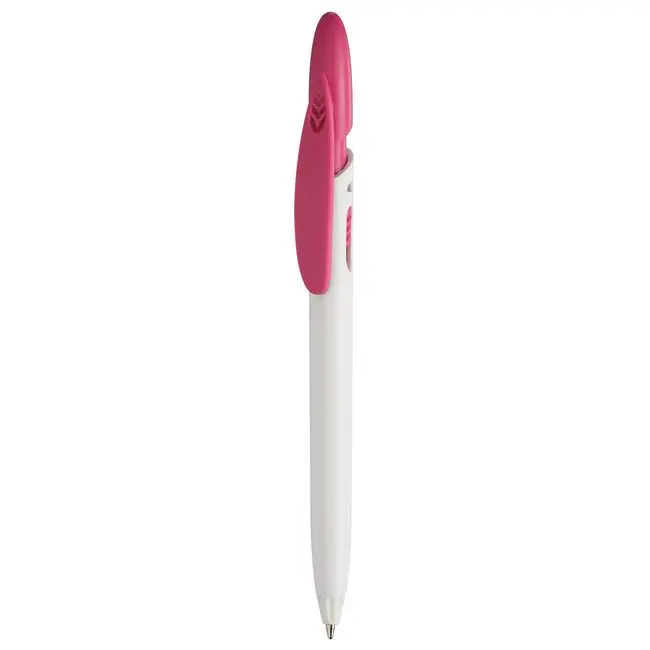 Ручка пластикова Белый Розовый 5653-06