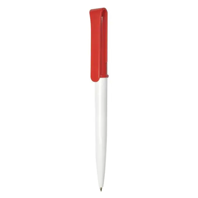 Ручка 'Uson' пластиковая с поворотным механизмом Красный Белый 3911-73