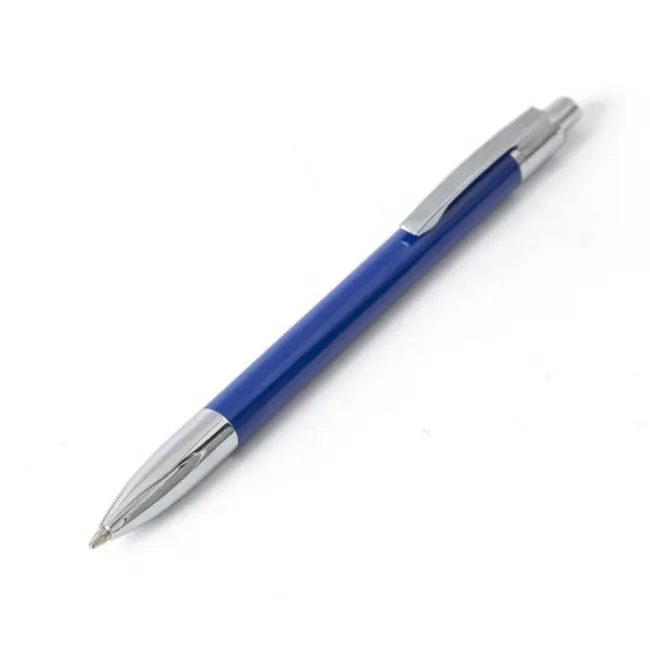 Ручка металлическая автоматическая Синий Серебристый 7075-02