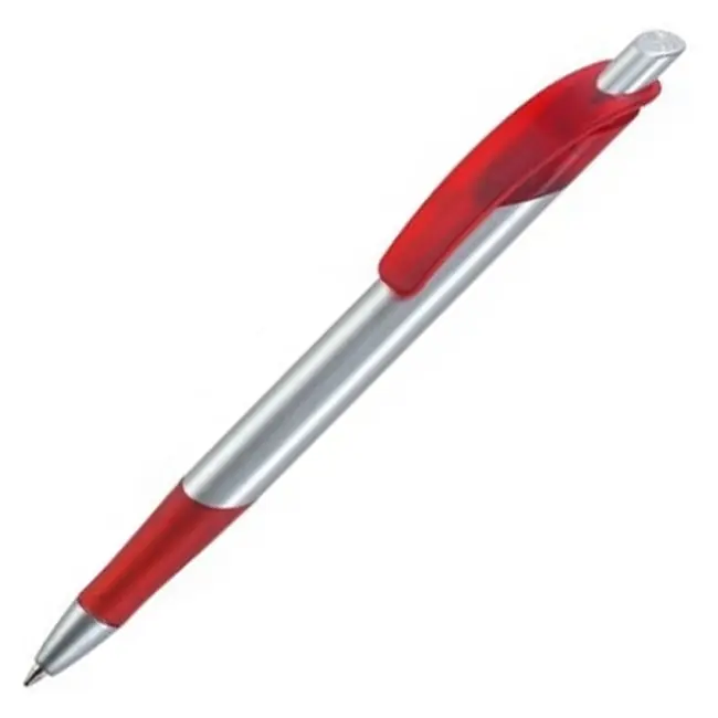 Ручка пластиковая 'Dream pen' 'LOTUS Satin' Серебристый Красный 11723-02