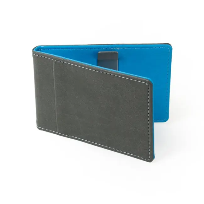 Кардхолдер с RFID защитой Синий Серый 8797-02