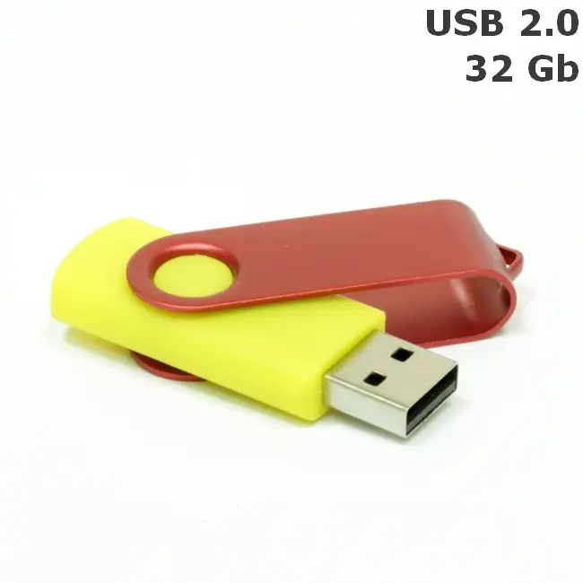 Флешка 'Twister' 32 Gb USB 2.0 Желтый Красный 8692-06