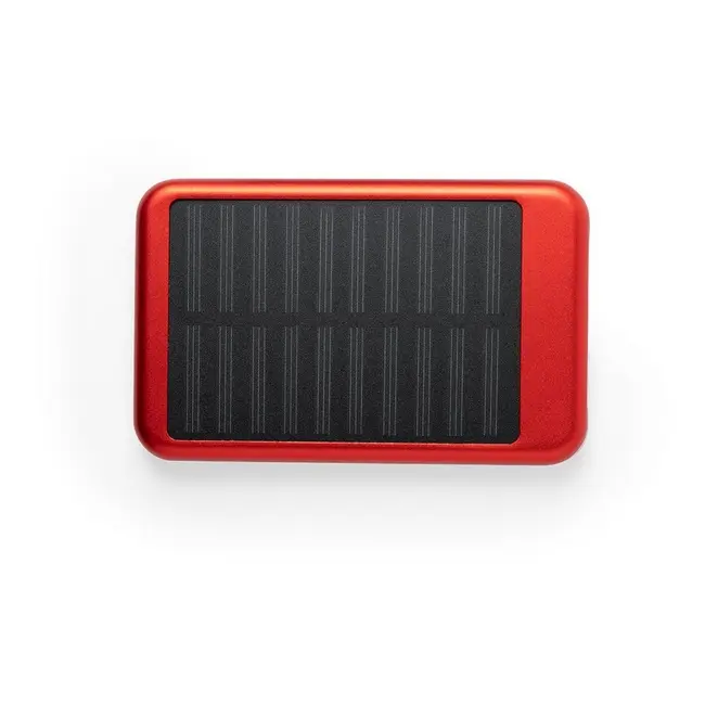 Повербанк PowerBank із сонячною батареєю 4000 mAh Красный 14883-02