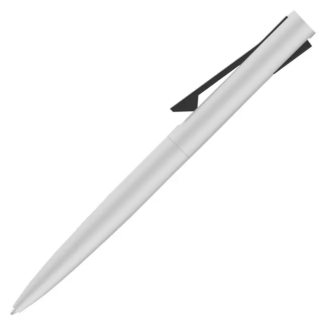 Ручка металева Белый Черный 12315-01