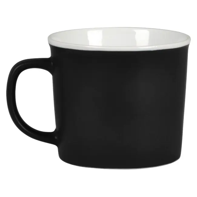 Чашка керамическая 'Hugo' 350 мл Белый Черный 10100-01