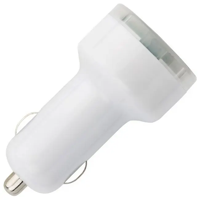 Автомобильная зарядка на 2 USB порта Белый 1578-02