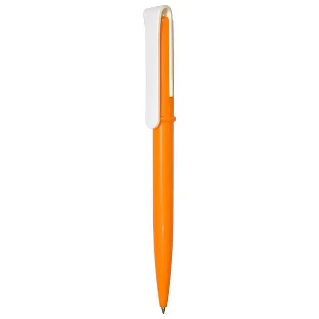 Ручка Uson пластикова з поворотним механізмом Оранжевый Белый 3911-24
