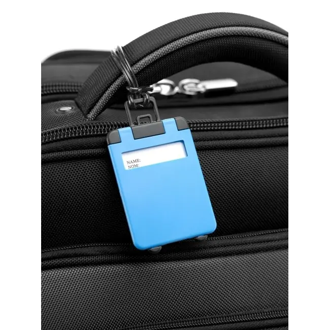 Бирка для багажа в форме чемодана Голубой Черный 6554-04