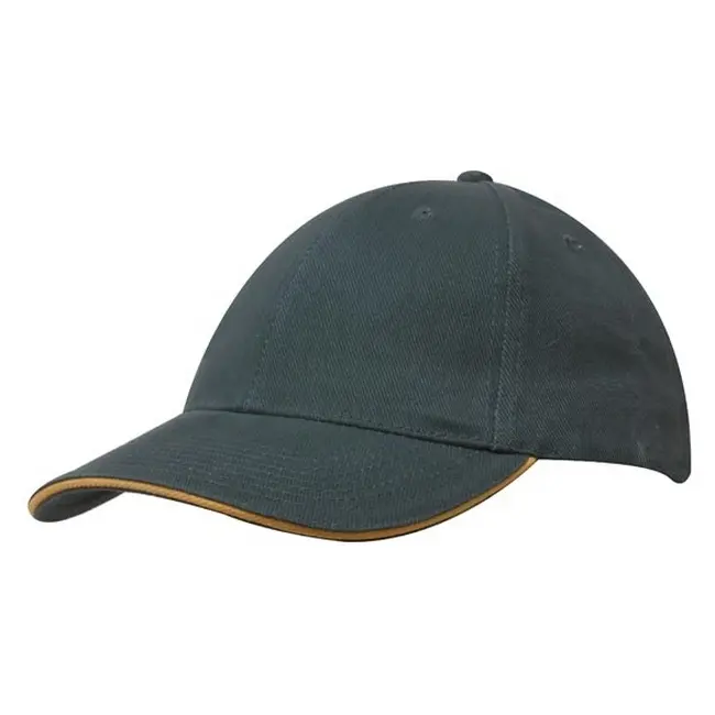 Кепка 'HeadWear' 'Brushed Cotton Cap with Trim' Bottle-Gold