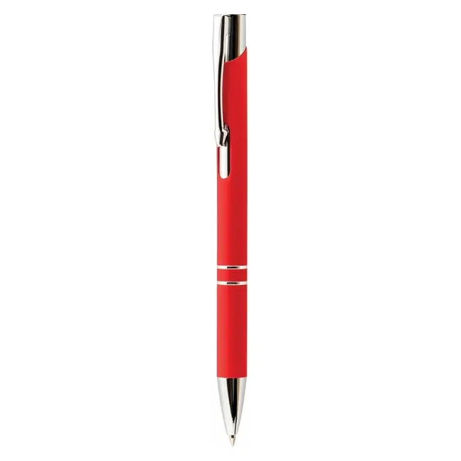 Ручка шариковая металлическая Красный Серебристый 12604-02