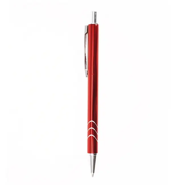 Ручка металева Серебристый Красный 12164-02