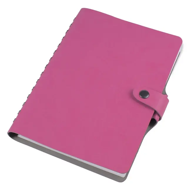 Щоденник недатований А5 'Twiddle' Vivella фуксія - сірий 140 аркушів Серый Розовый 30052-16
