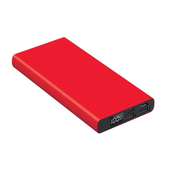 Універсальна мобільна батарея Powerbank 'Model A' 10000 mAh Черный Красный 5482-08