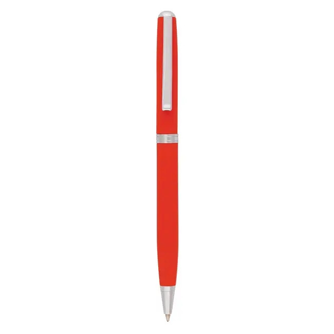 Ручка шариковая Серебристый Оранжевый 7771-01