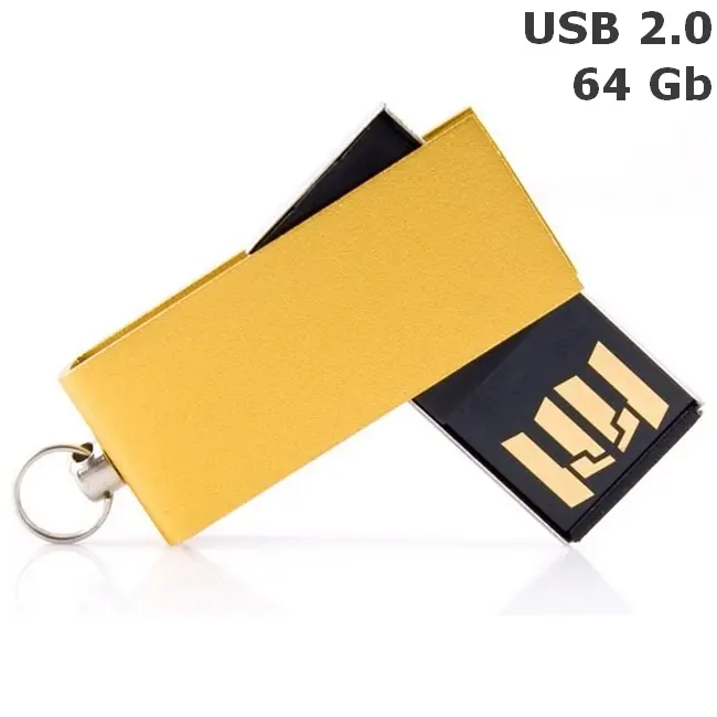 Флешка 'GoodRAM' 'CUBE' 64 Gb USB 2.0 золотистая Золотистый 6332-05