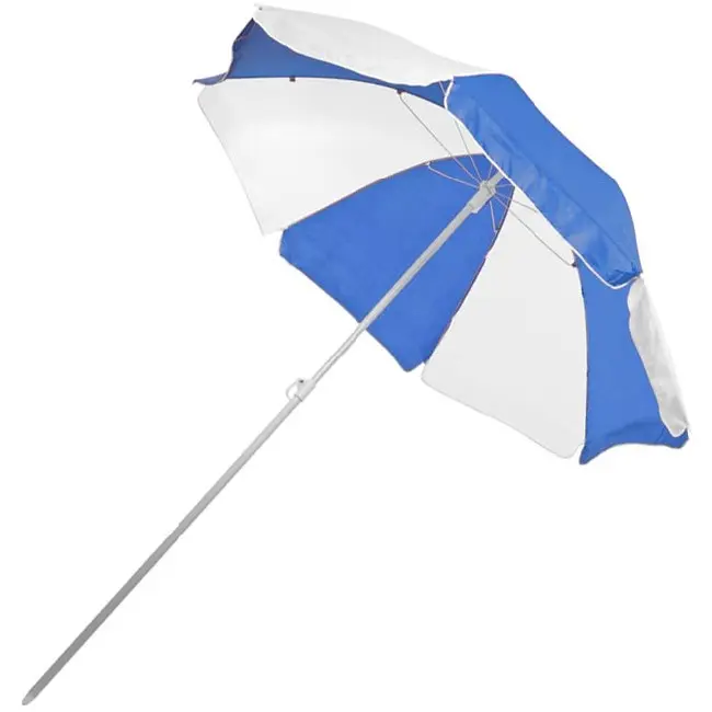 Пляжна парасолька біло-синя Белый Синий 5275-03
