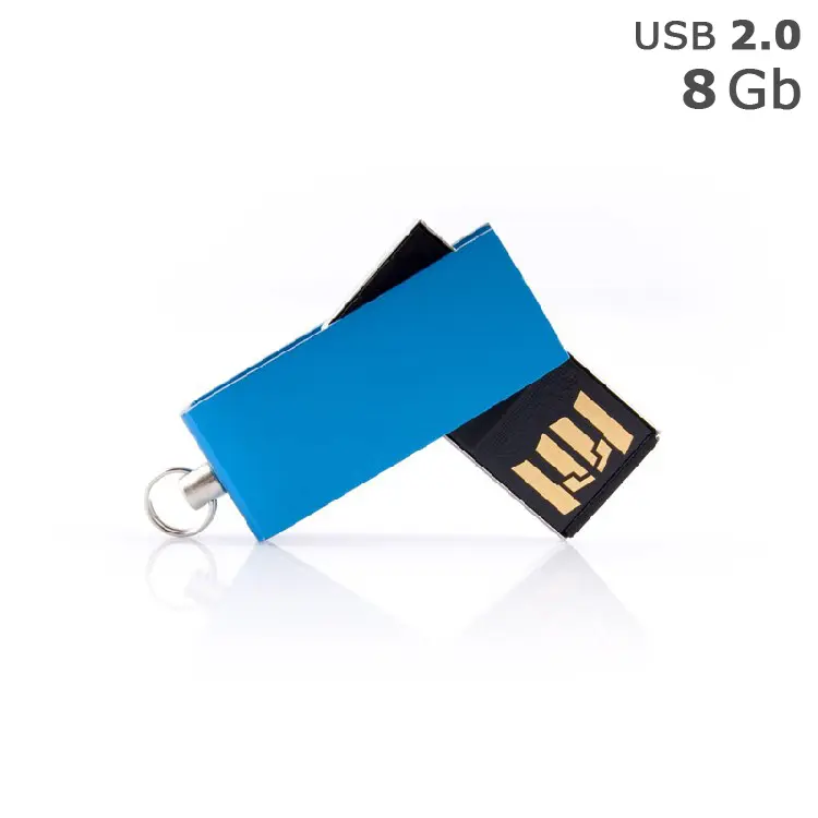 Флешка 'GoodRAM' 'CUBE' под логотип 8 Gb USB 2.0 голубая Синий 4223-04