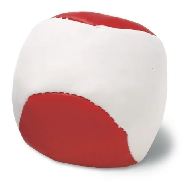 Антистрес "м'яч" Белый Красный 6527-02