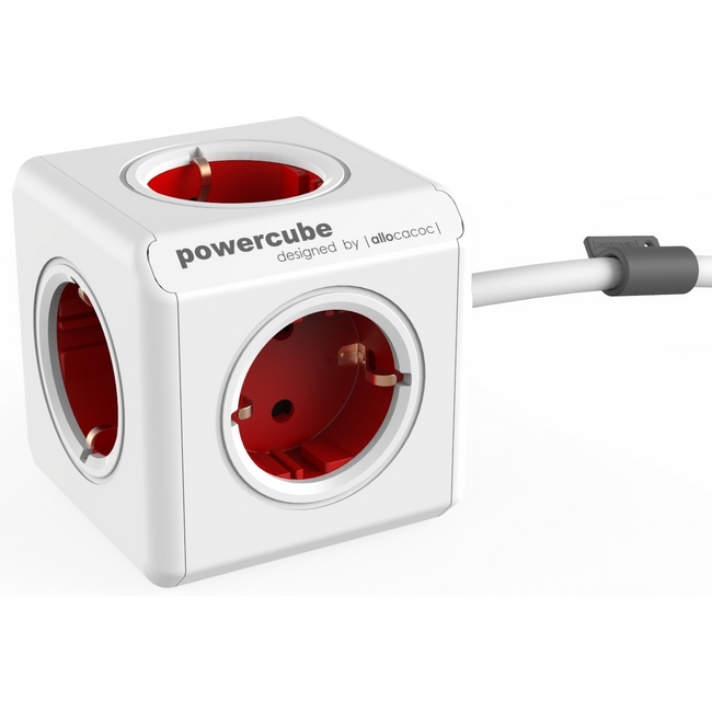 Сетевой разветвитель 'Allocacoc' 'PowerCube Extended' 5 розеток шнур 1,5м