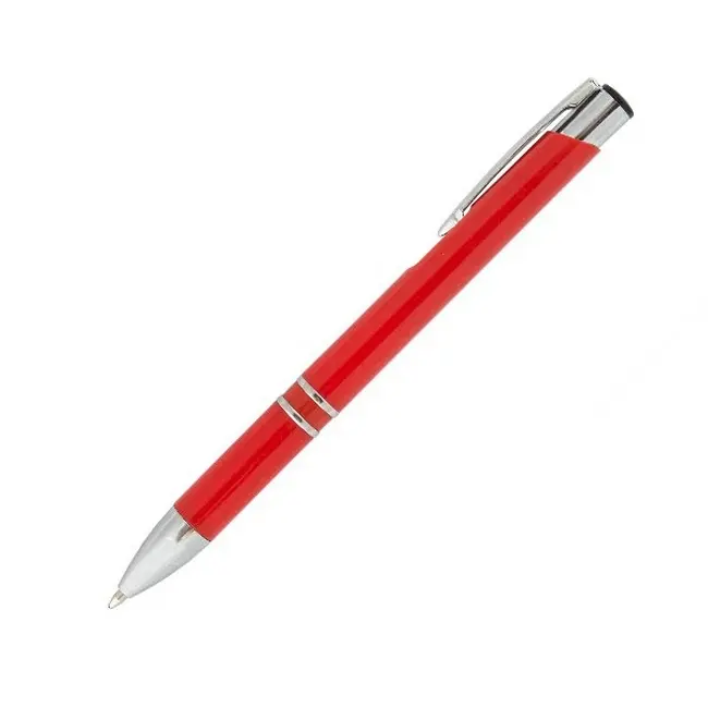 Ручка пластиковая Серебристый Красный 8943-02