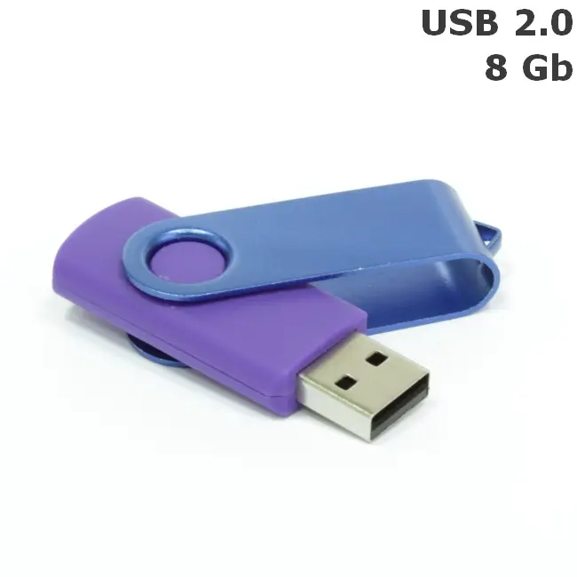Флешка 'Twister' 8 Gb USB 2.0 Фиолетовый Синий 3673-47