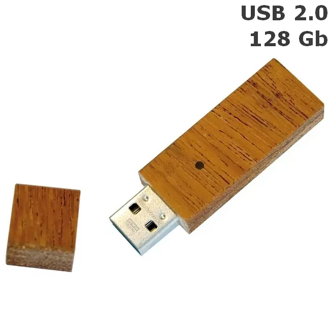 Флешка 'GoodRAM' 'ECO' 128 Gb USB 2.0 Древесный 6335-01