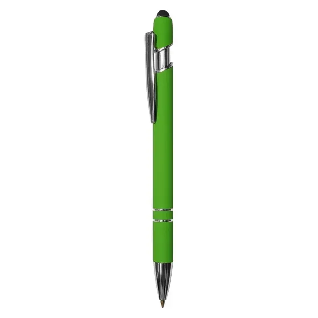 Ручка стилус металева Серебристый Зеленый Черный 13543-02