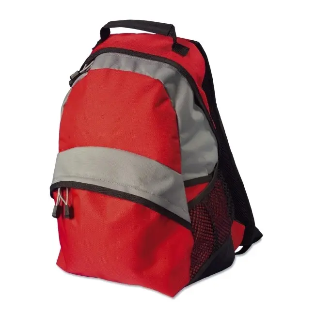 Рюкзак городской Красный Серый Черный 6590-02