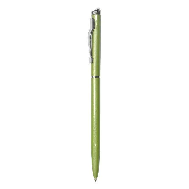 Ручка металева Серебристый Зеленый 3912-01