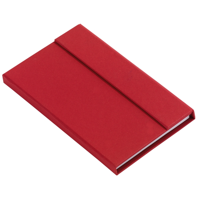 Блокнот с набором стикеров Красный 2848-04
