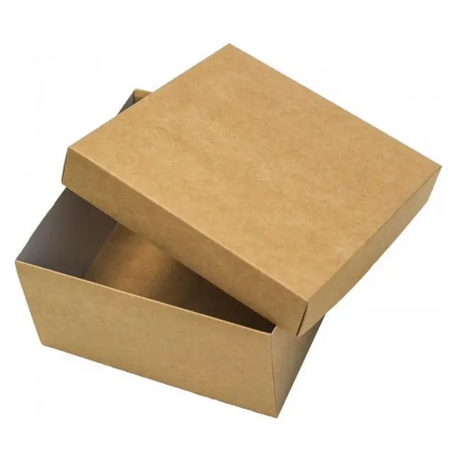 Коробка картонна Самозбірна 140х140х70 мм бура Коричневый 13856-02