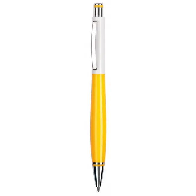 Ручка 'ARIGINO' 'Calypso' пластикова Желтый Белый Серебристый 3965-03