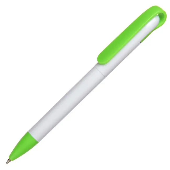 Ручка пластиковая Белый Зеленый 13074-05
