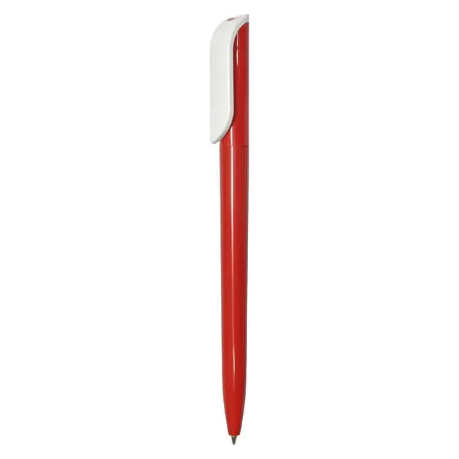 Ручка 'Uson' пластиковая с поворотным механизмом Красный Белый 3925-111