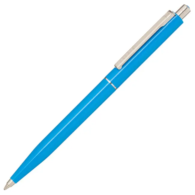 Ручка пластикова 'Senator' 'Point Polished' Серебристый Голубой 8436-11