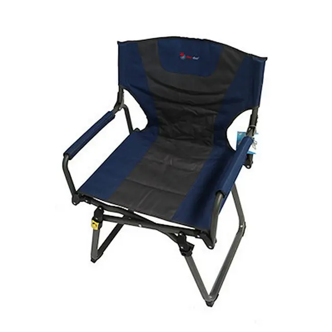 Крісло портативне Черный Темно-синий 13485-01