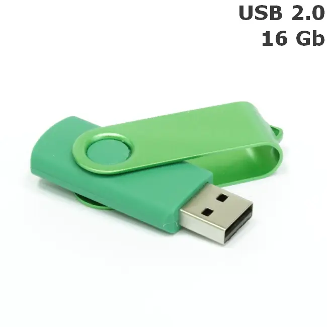 Флешка 'Twister' 16 Gb USB 2.0 Зеленый 3675-71