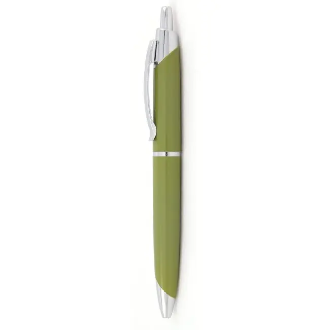 Ручка из глянцевого пластика Зеленый Серебристый 5313-06