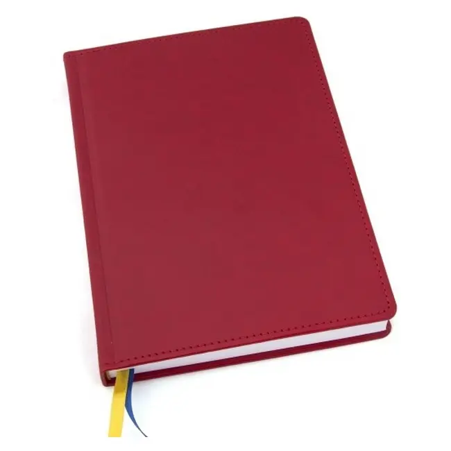 Щоденник А5 недатований Прінт білий блок Красный 10074-08