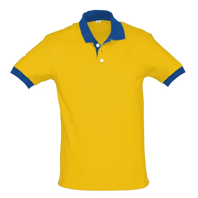 Футболка поло 'Vip Print' 'Custom' Желтый Синий 14602-16