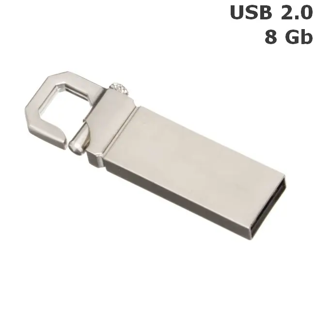Флешка 'CARABINE' 8 Gb USB 2.0 Серебристый 8660-01