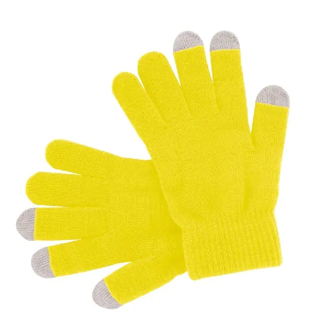 Перчатки для сенсорных экранов Желтый Серый 6819-05