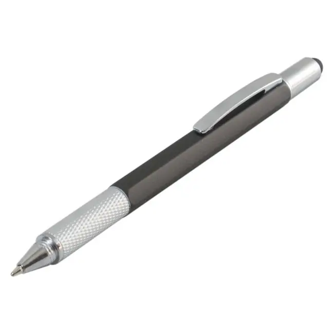 Ручка 5 в 1 пластикова Черный Серый 12245-03