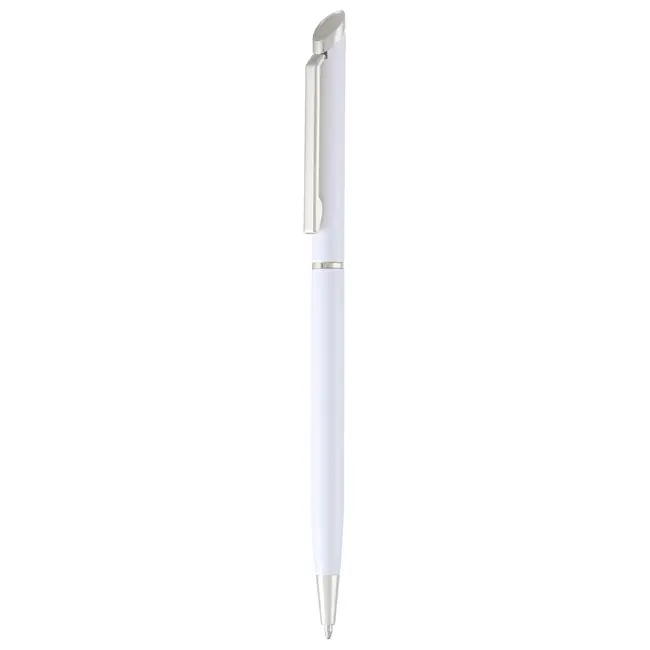 Ручка металлическая Серебристый Белый 3728-05