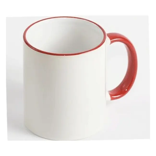Чашка 'Handle' 330 мл Красный Белый 8979-03